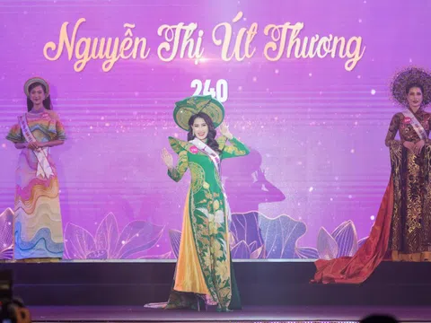 Người đẹp Tuyên Quang đăng quang Hoa hậu áo dài Việt Nam 2022